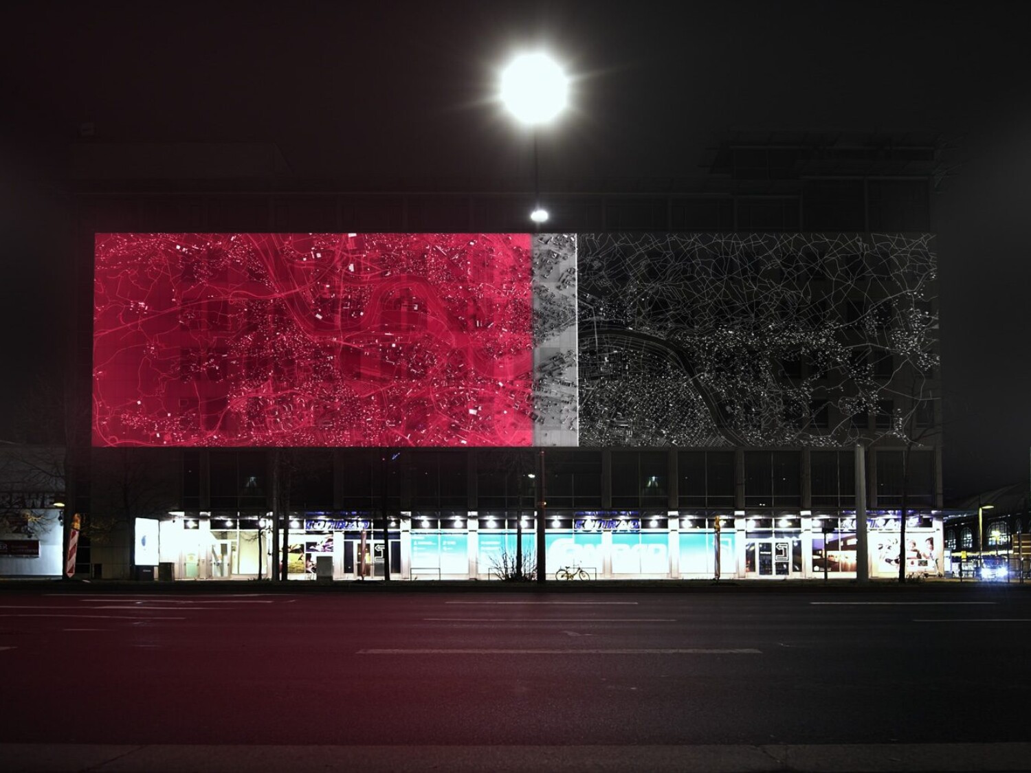 ENERGY³ virtual projection mapping at SachsenEnergie in Dresden, Germany – by ruestungsschmie.de